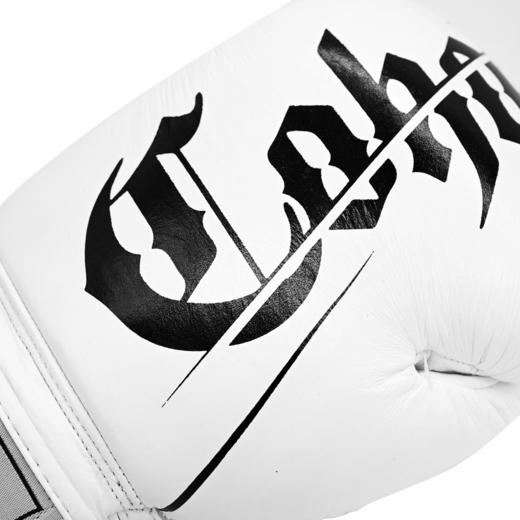 Leather boxing gloves Cohortes "Extenso" - white