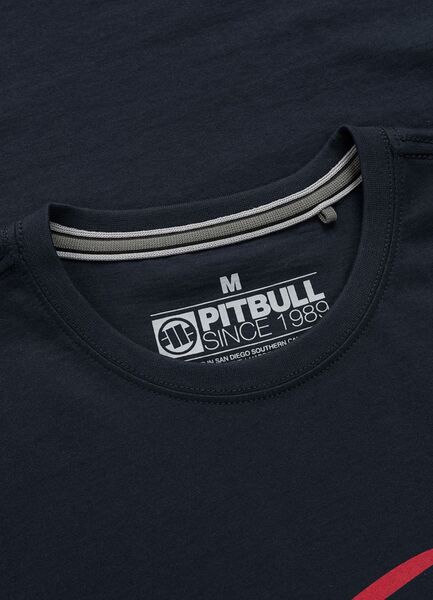 Koszulka męska PIT BULL "EL JEFFE" - ciemny granatowy