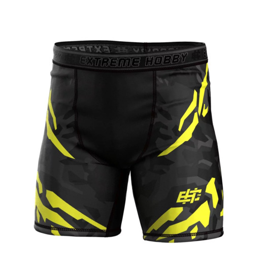 Vale Tudo Extreme Hobby Shorts | BLACK PANTHER - black/yellow