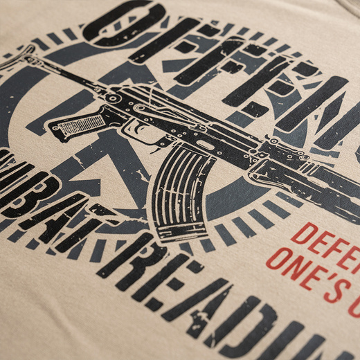 Koszulka T-shirt Dobermans Aggressive "Combat Readiness TS416" - biała