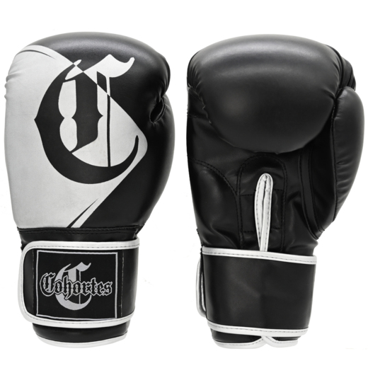 Rękawice bokserskie Cohortes "Aura"- black/silver