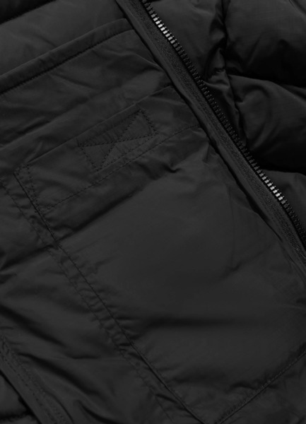 Kurtka zimowa pikowana z kapturem PIT BULL "SEACOAST III" - czarny