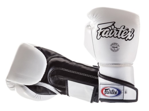  Rękawice bokserskie FAIRTEX BGV6 (white/black) "ANGULAR SPARRING"  "K"