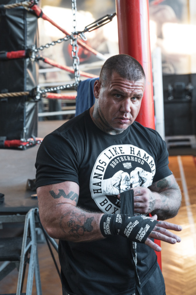 Koszulka T-shirt Dobermans Aggressive "BOXING UNION" TS385 - khaki