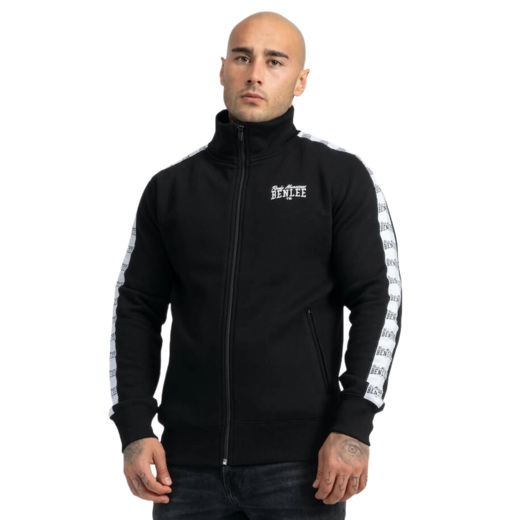 Bluza męska rozpinana ze stójką BENLEE Cuningham - czarna