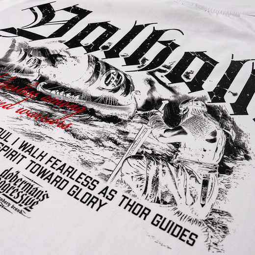 Bluza z kapturem rozpinana Dobermans Aggressive "VALHALLA III BZ400" - czarna