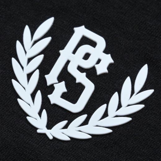 Pretorian "PS 3D white" sweatpants with drawstring - black