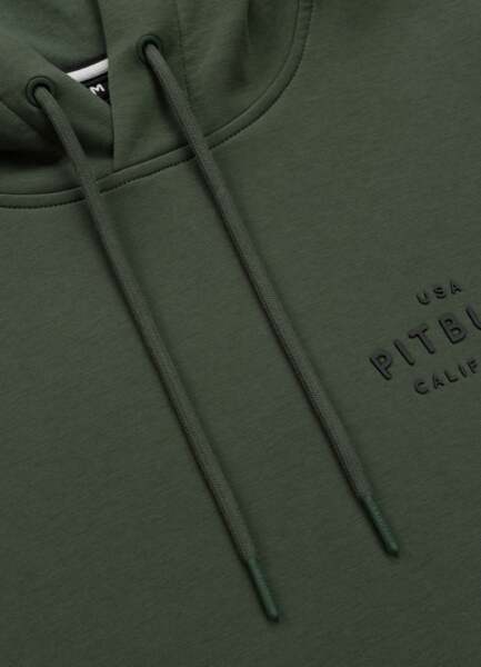 Bluza męska z kapturem PIT BULL "SAMPSON" - zielony