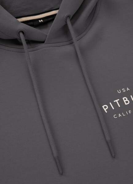 Bluza męska z kapturem PIT BULL "SAMPSON" - grafitowy