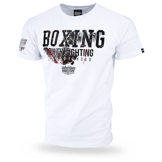 Koszulka T-shirt Dobermans Aggressive "Dirty Fighting TS270" - biała