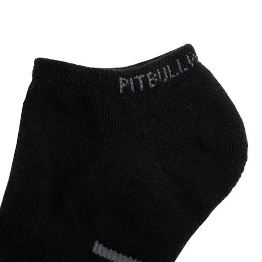 PIT BULL &quot;Pad&quot; Thin Socks 3 Pack - Black