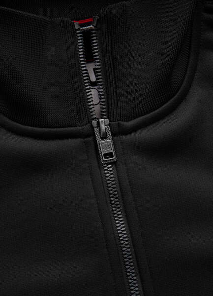PIT BULL Oldschool &quot;New Logo&quot; zip-up sweatshirt - black
