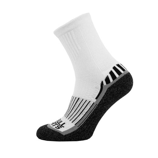 PIT BULL X-ODOR High Ankle socks - white / black