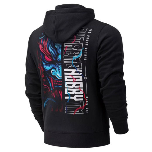 Bluza z kapturem Extreme Hobby "BLUE ONI" - czarny