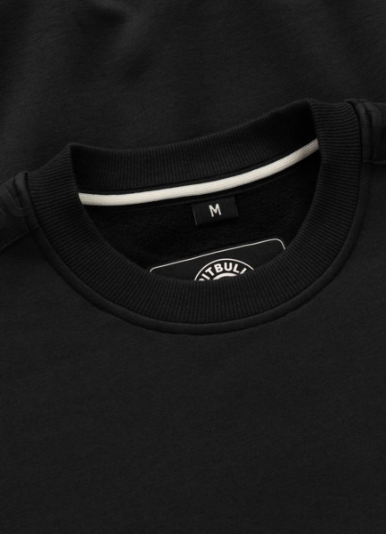 Bluza męska klasyczna PIT BULL "ARBOR TAPE" - czarno/czarny