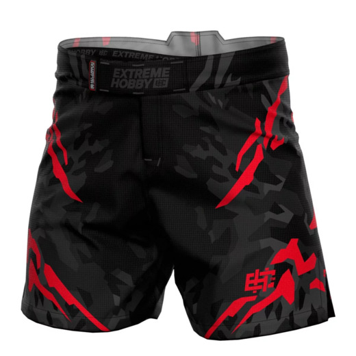  Extreme Hobby Athletic Shorts | BLACK PANTHER - Black/Red