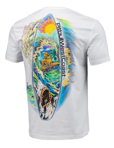 PIT BULL &quot;CAMINO&quot; men&#39;s t-shirt - white