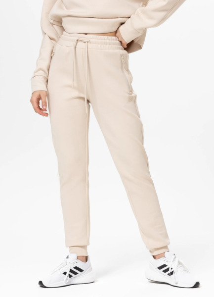 Spodnie damskie dresowe PIT BULL "DISCOVERY" - piaskowy