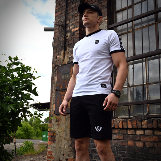 Koszulka Pretorian "Stripe" - biała