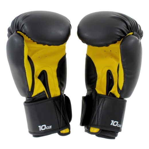 Spartacus Fighter Beltor Boxing Gloves - Black/Yellow