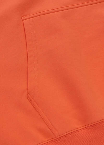 Bluza z kapturem PIT BULL "SMALL LOGO NUGGET" - łososiowy