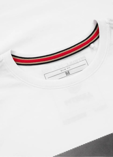 PIT BULL Slim Fit T-shirt &quot;Casino&quot; - white