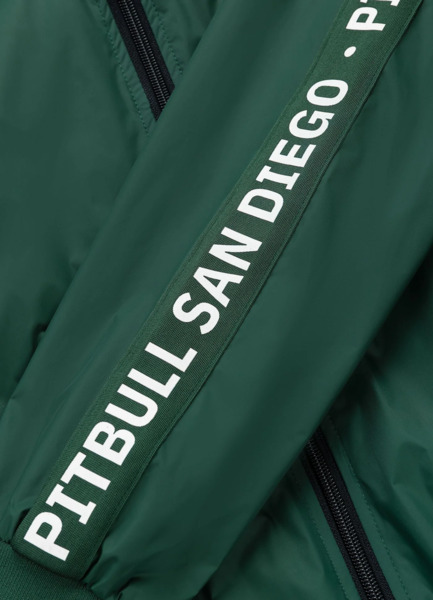 Kurtka przejściowa PIT BULL "Athletic Tape" - zielony