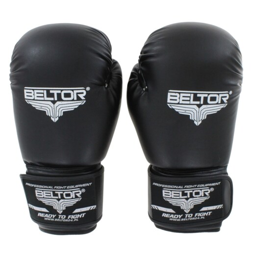 Spartacus Fighter Beltor Boxing Gloves - Black/White