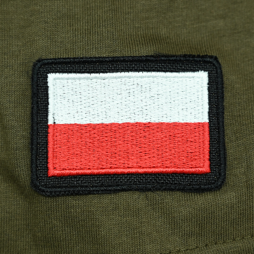 Koszulka Aquila Military "Flaga" - Khaki