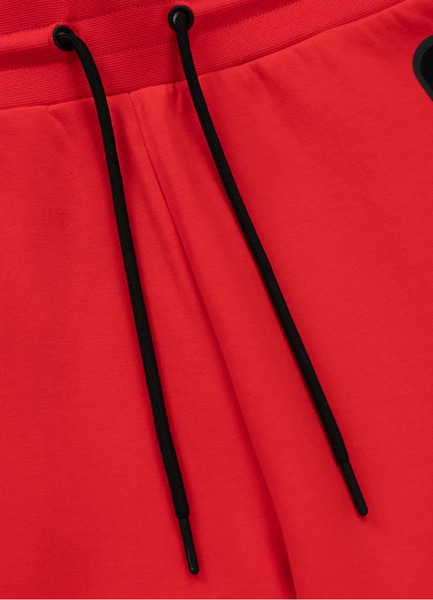  PIT BULL men&#39;s sweat shorts &quot;DOGWOOD&quot; - red fluo