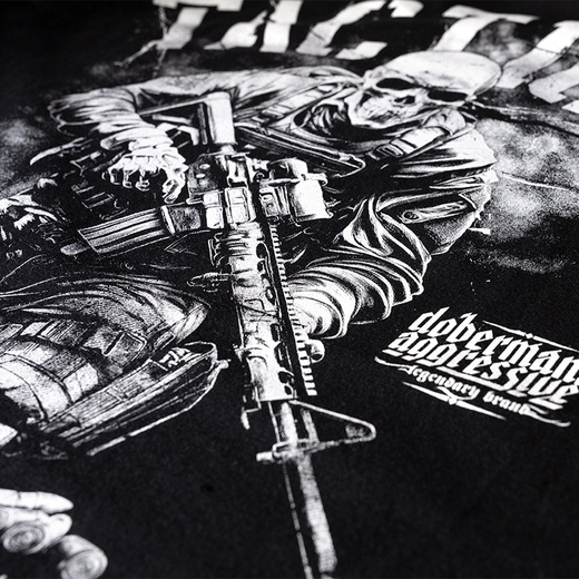 Koszulka T-shirt Dobermans Aggressive "TACTICAL SOLDIER" TS394 - czerwona