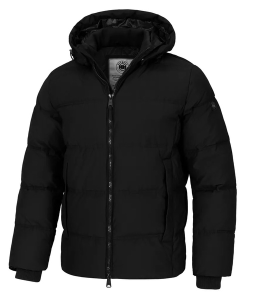 Men&#39;s winter jacket with hood PIT BULL &quot;DUNCAN&quot; - black