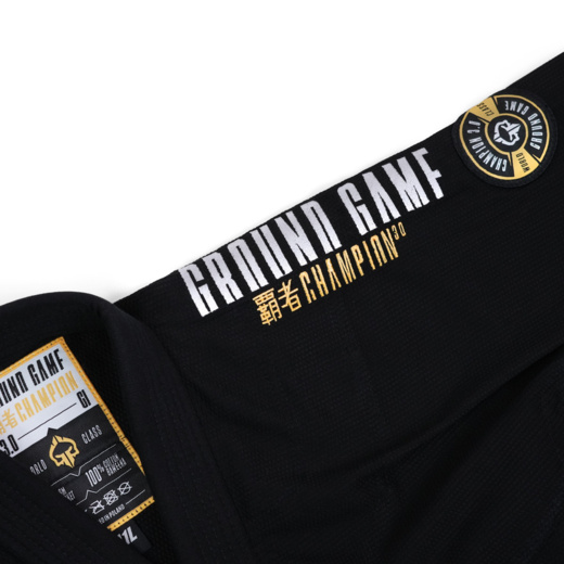 Kimono / Gi for BJJ Ground Game "Champion 3.0" - black