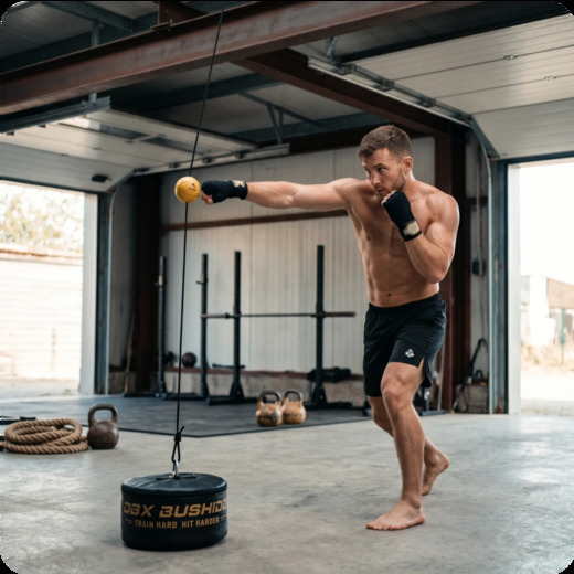 Bushido Reflex Boxing Ball for the Head, Set of 2 Balls