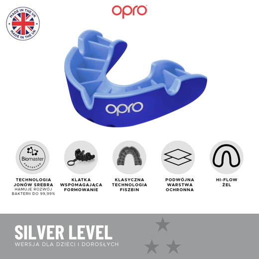 OproSilver GEN5 Clear mouthguard