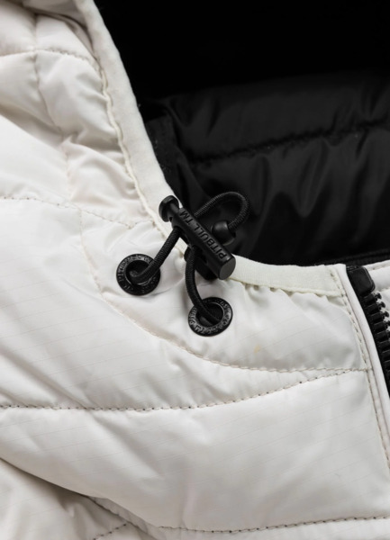 PIT BULL "SEACOAST III" quilted winter jacket with hood - white