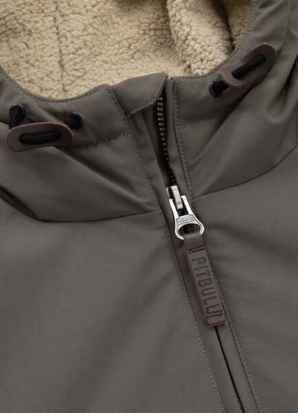 PIT BULL "Elkwood III" winter jacket - gray-brown