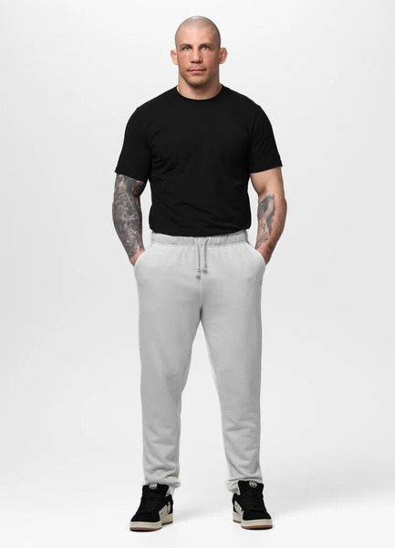 Spodnie dresowe washed PIT BULL "HACKETT" - szary