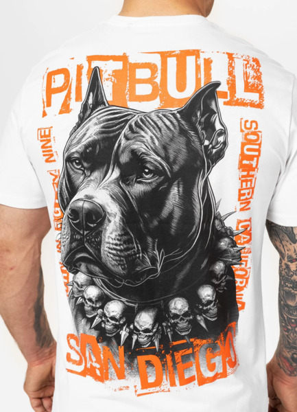 Koszulka PIT BULL "BLACKY" - biały