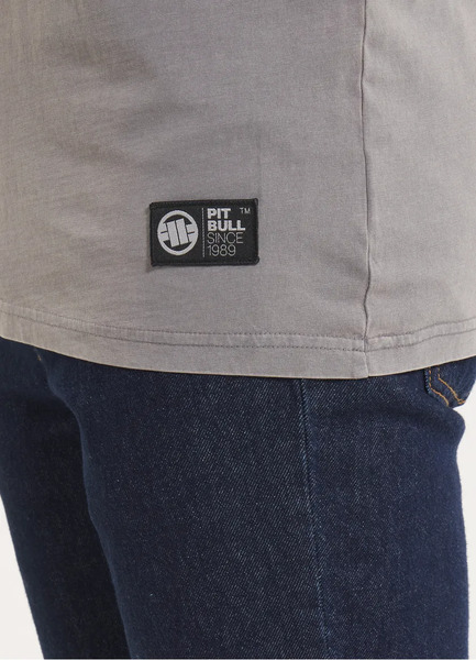 Koszulka PIT BULL Denim Washed "OCEANSIDE" - szara