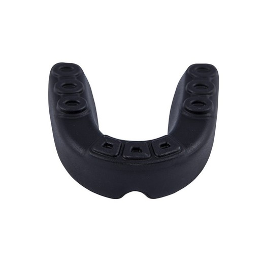 StormCloud single jaw mouthguard - black / yellow