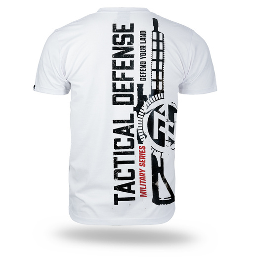 Koszulka T-shirt Dobermans Aggressive "TACTICAL DEFENSE TS399" - biały