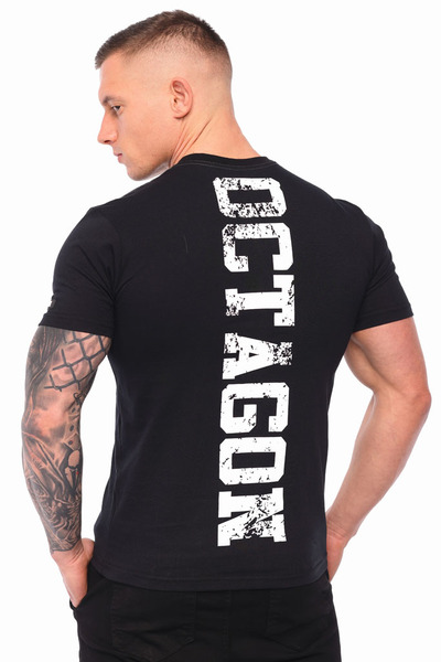 Koszulka T-shirt Octagon Fight Wear OCTAGON - czarny