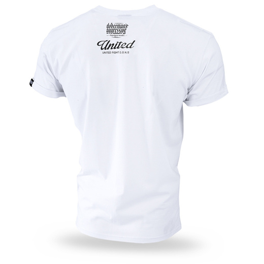 T-shirt Dobermans Aggressive &quot;BOXING&quot; TS281B - white