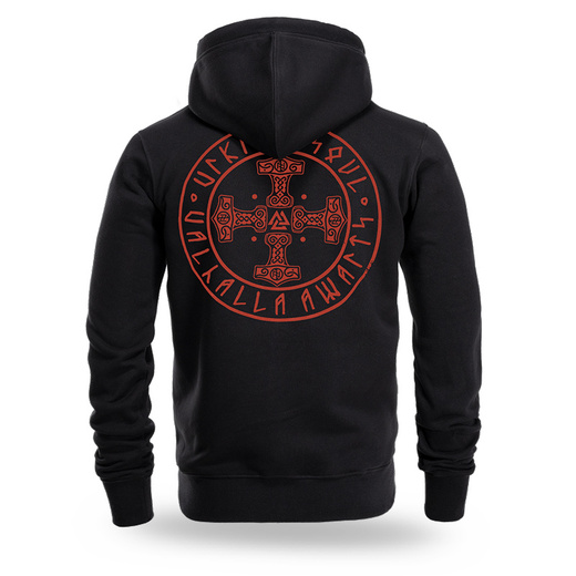 Dobermans Aggressive &quot;THORS CROSS BZ386&quot; Zip Hoodie - Black