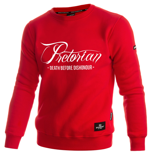 Pretorian "Death Before Dishonour" sweatshirt - red