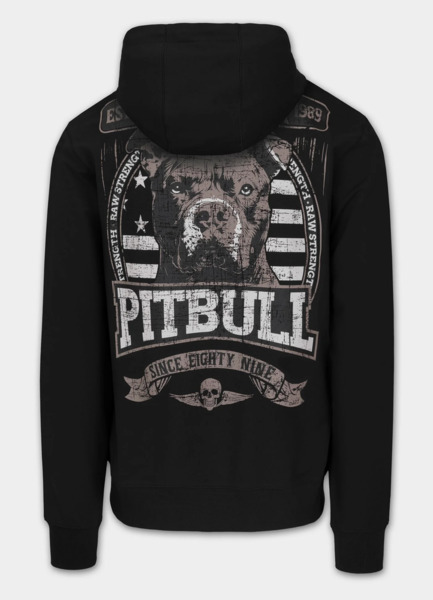 PIT BULL &quot;TROUBLEMAKER&quot; Zip-Up Hoodie - Black