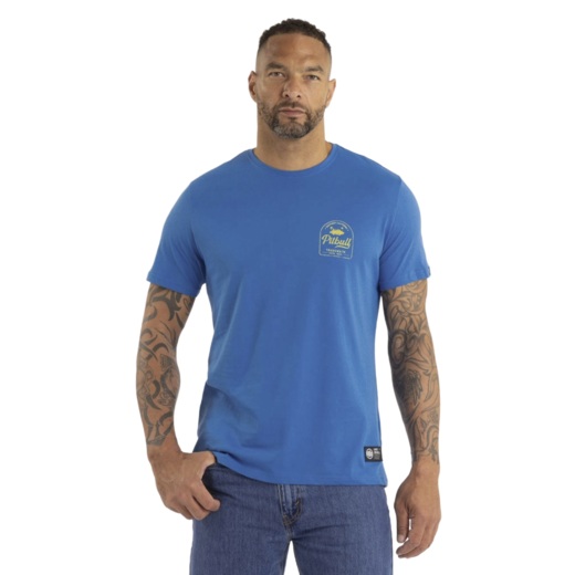 Koszulka męska Pit Bull Ultra Light SO CAL - niebieski