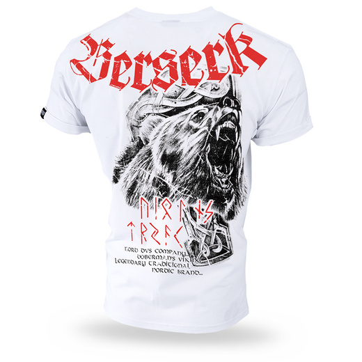 Koszulka T-shirt Dobermans Aggressive "BERSERK" TS133 - biała