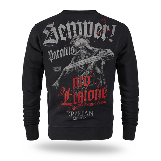 Bluza Dobermans Aggressive "SEMPER PARATUS BC412" - czarna